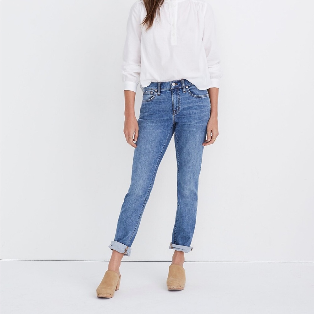 NWT - Madewell The Slim Boyjean in Willowbrush Wash - Size 25